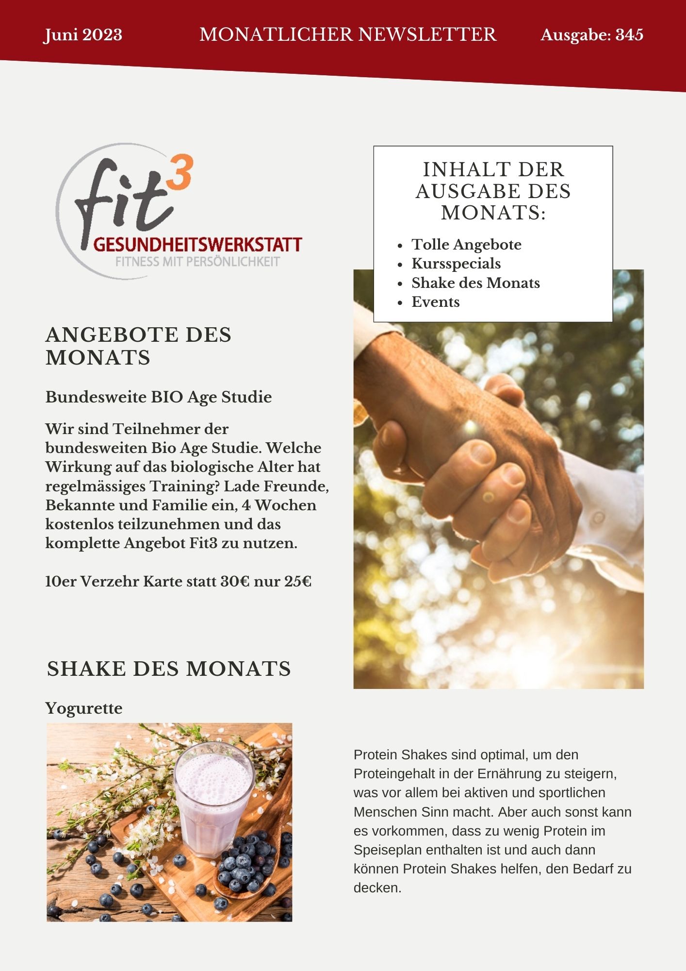 Newsletter Juni